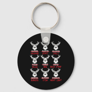 Funny Deer Hunter T-shirt Mannen Hunter Chri Sleutelhanger