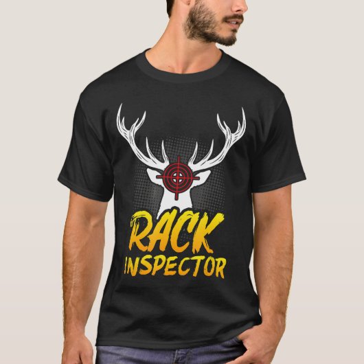 Funny Deer Hunter's I Inspector en Hunting Gift T-shirt (Voorkant)