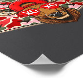 Funny Deer Hunting Buck Camo Valentines Day Men Wo Poster (Hoek)