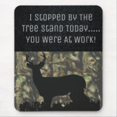 Funny Deer Hunting Camo Muismat (Voorkant)