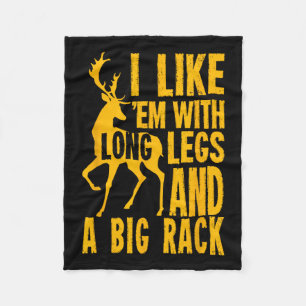 Funny Deer Hunting Quote Gift for Hunters Fleece Deken