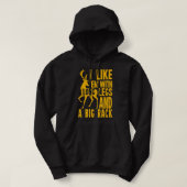 Funny Deer Hunting Quote Gift for Hunters Hoodie (Design voorkant)