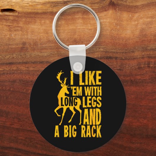 Funny Deer Hunting Quote Gift For Hunters  Sleutelhanger (Voorkant)