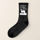 Funny Deer Hunting Quote Mannen Outdoor Sokken (Links - buitenkant)