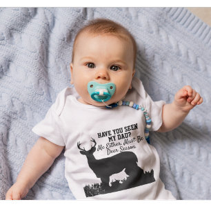 Funny Deer Hunting Season Dad Quote Romper