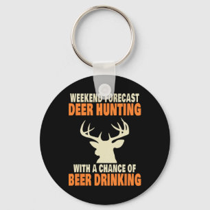Funny Deer Hunting Sleutelhanger