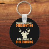 Funny Deer Hunting Sleutelhanger (Voorkant)