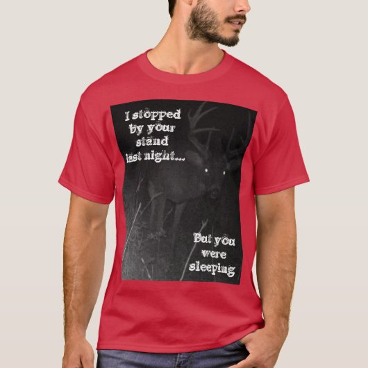 Funny Deer Hunting T-Shirt (Voorkant)