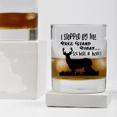 Funny Deer Hunting Tree Stand Sports Outdoor Whisky Glas