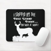 Funny Deer Hunting Treestand Bow Hunting Muismat (Met muis)