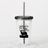 Funny Deer Hunting Whitetail Buck Sports Quote Acryl Drinkbeker (Voorkant)