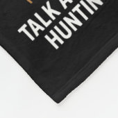 Funny Deer Things I Do Hunting In My Spare Time Hu Fleece Deken (Hoek)