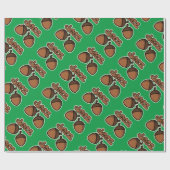 Funny deez nuts - groen vakantiepapier cadeaupapier (Vlak)
