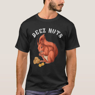 Funny Deez Nuts Nutkraker Kerstmis Sarcasti T-shirt