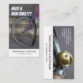 Funny defecte fiets voor fietsenreparatiewinkels visitekaartje (Voorkant / Achterkant)