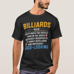 Funny Deffinition of Billiard T-shirt