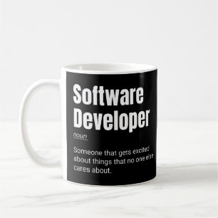Funny Definitie Softwareontwikkelaar Programmeur Koffiemok