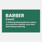 Funny Definition for Barber Sticker (Voorkant)