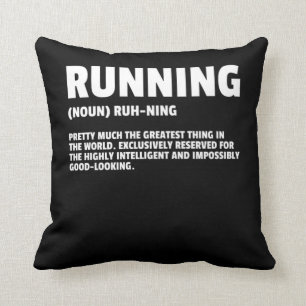 Funny Definition Funny 5k Marathon Runner Kussen