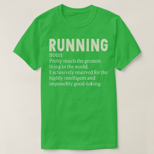 Funny Definition Funny 5k Marathon Runner T-shirt (Design voorkant)