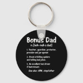 Funny Definition of Bonus Dad Sleutelhanger (Voorkant)