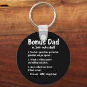 Funny Definition of Bonus Dad Sleutelhanger (Voorkant)