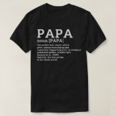 Funny Definition Papa T-shirt (Design voorkant)