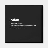 Funny Definition Quote For The Name Adam _ Magneet (Voorkant)