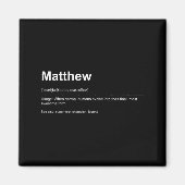 Funny Definition Quote For The Name Matthew _ Magneet (Voorkant)