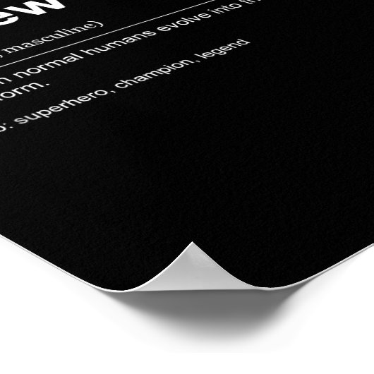 Funny Definition Quote For The Name Matthew _ Poster (Hoek)