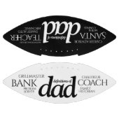 Funny Definitions of Dad Job Career Label Cloud American Football (Panelen)