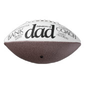 Funny Definitions of Dad Job Career Label Cloud American Football (Gedraaid 270)