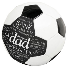 Funny Definitions of Dad Job Career Label Cloud Voetbal