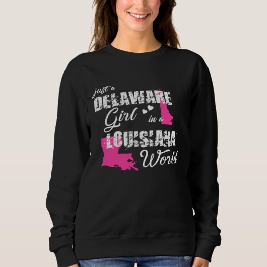 Funny Delaware Shirts Just a Delaware girl in a Lo (Voorkant)