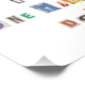 Funny demand for money Ransom Note Collage Foto Afdruk (Hoek)