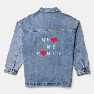 Funny Denim Jacket met Tekst - 