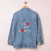 Funny Denim Jacket met Tekst - (Hangar)