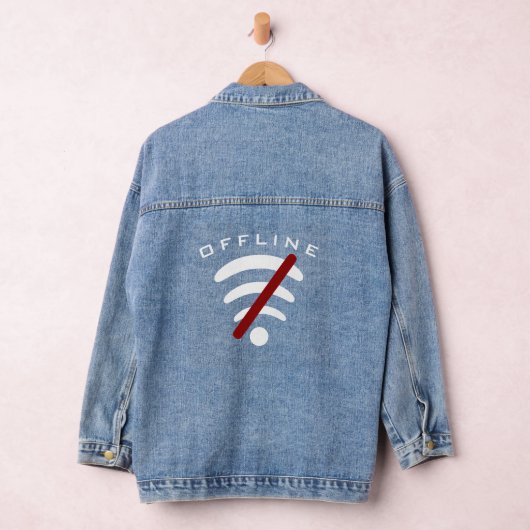 Funny Denim Jacket Offline - (Hangar)
