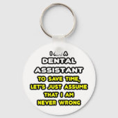 Funny Dental Assistant T-Shirts Sleutelhanger (Voorkant)
