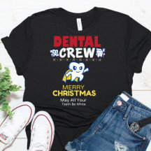 Funny Dental Crew-kerstgroep T-Shirt