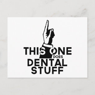 Funny Dental - Dentist Hygienist Deze Briefkaart