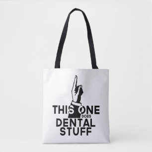 Funny Dental  - Dentist Hygienist Deze Tote Bag