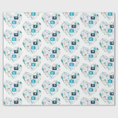 Funny Dental Dentist Tool Heart Cadeaupapier (Vlak)