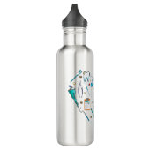 Funny Dental Dentist Tool Heart Waterfles (Links)