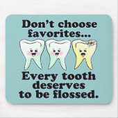 Funny Dental Humor Muismat (Voorkant)