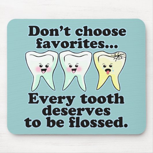 Funny Dental Humor Muismat (Voorkant)