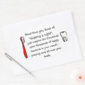 Funny Dental Humor - ovaalsticker Ovale Sticker (Envelop)