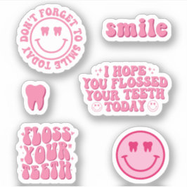Funny Dental Hygienist Pack Sticker