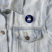 Funny Dental Hygienist Ronde Button 3,2 Cm (In situ)