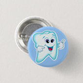 Funny Dental Hygienist Ronde Button 3,2 Cm (Voorkant /achterkant)